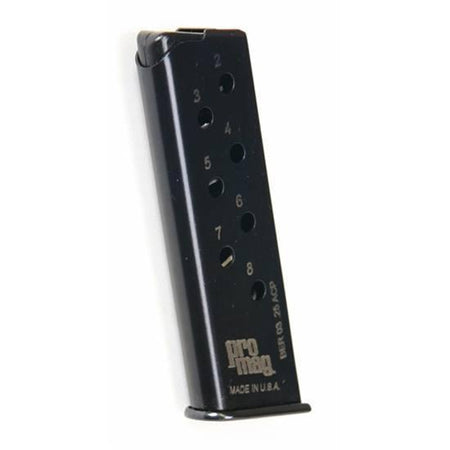 ProMag Beretta 950BS Jetfire .25 ACP Blued Steel Magazine 8rd