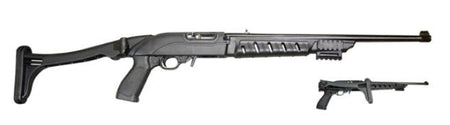 Ruger 10/22 Folding Tactical Stock Black Injection Molded Polymer Picatinny Forend