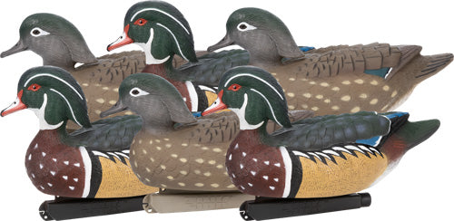 Zink 6-Pack Wood Duck Floating Decoys