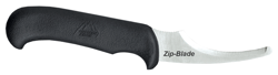 Outdoor Edge Zip Blade 4" Folding Skinning Knife and Gut Blade with Nylon Sheath