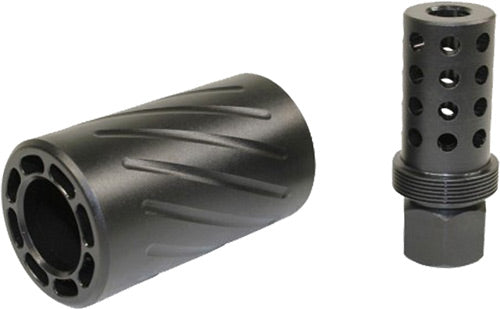Guntec AR15 5.56 Muzzle Brake and Quick Detach Blast Shield
