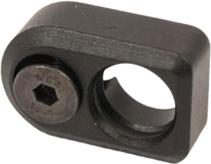 Guntec Aluminum KeyMod QD Swivel Adapter for 1" Slings Black
