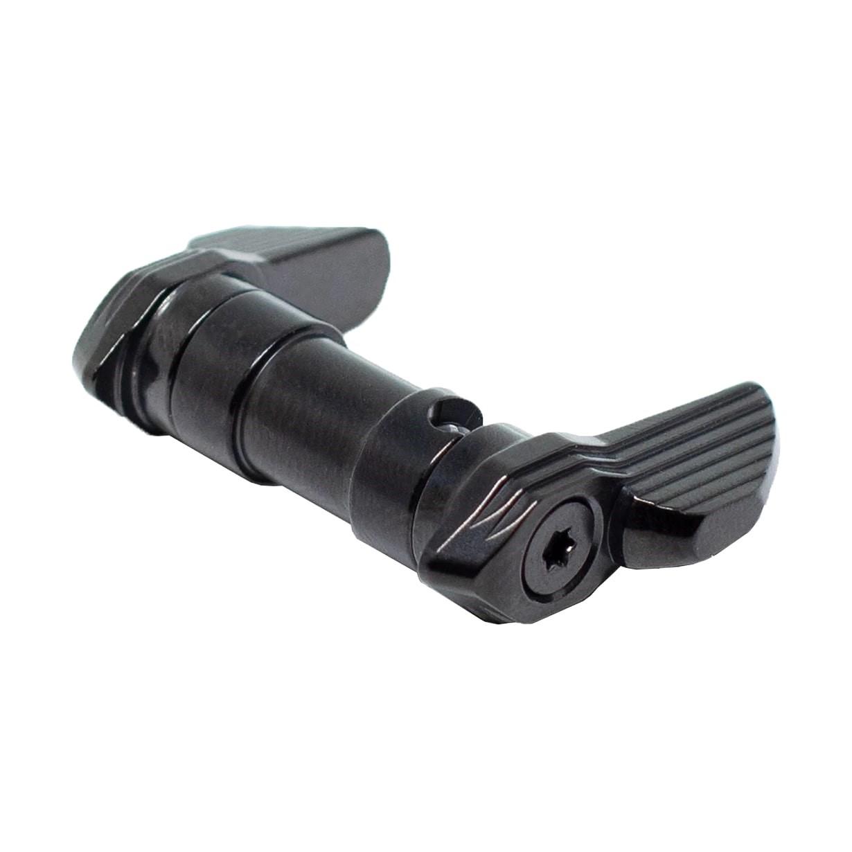 TriggerTech Black AR Safety Selector Ambidextrous with Interchangeable Levers