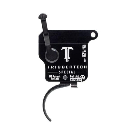 TriggerTech Special Single Stage Drop-In Trigger for Remington Model 7 Curved Black