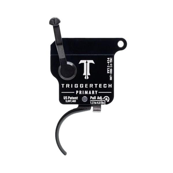 TriggerTech Remington Model 7 Primary Drop-In Curved Trigger Single Stage Black