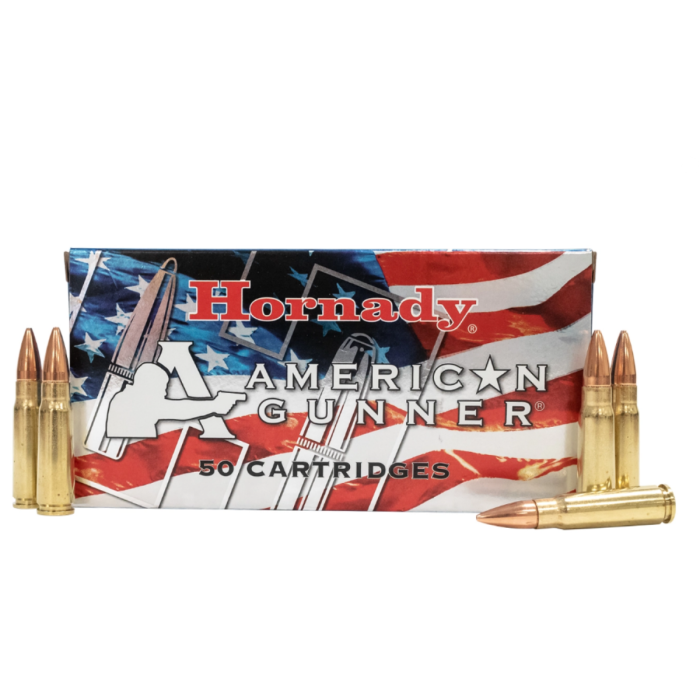 Hornady 7.62x39mm American Gunner 123 grain Hollow Point Match ammunition