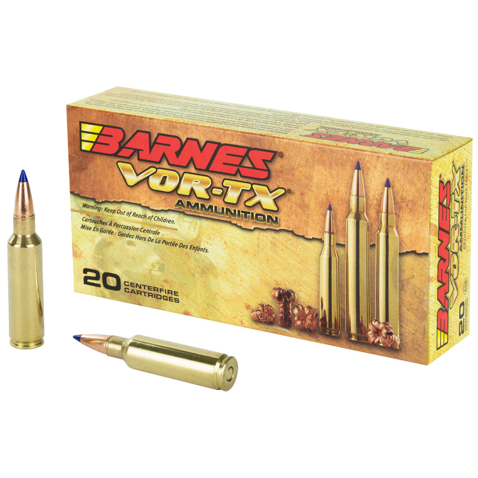 Barnes .300 WSM VOR-TX 165 grain Tipped TSX Boat Tail ammunition