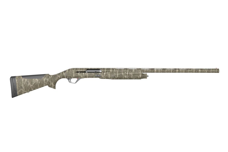 Retay USA ACEMBL28 Ace Full Size 12 Gauge Semi-Auto 3.50" 3+1 28" Bottomland Vent Rib Barrel, Bottomland Drilled Back Steel Receiver, Adj Shim Bottomland Synthetic Stock, Ambidextrous