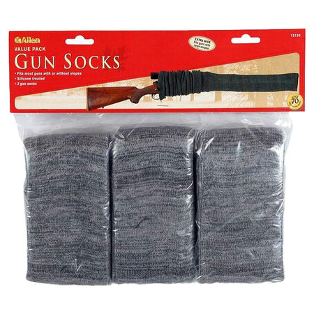 Allen Knit Gun Sock for Scoped Shotguns 52 Inch Grey 3 Pack