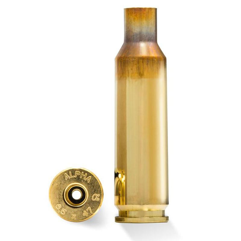 Alpha Munitions 6.5x47 OCD Unprimed Brass Cartridge Cases 100-Count