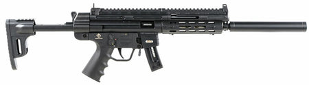 GSG GERGGSG1610ML GSG-16 Full Size 22 LR 10+1 16.25" Black Black Polymer Receiver Black Collapsible w/Storage Compartment Stock Right Hand
