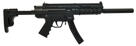 GSG GERGGSG1622ML GSG-16 Full Size 22 LR 22+1 16.25" Black Polymer Receiver w/Picatinny Rail, M-LOK & Picatinny Rail Handguard, Black Collapsible Synthetic Stock w/Storage Compartment, Right Hand
