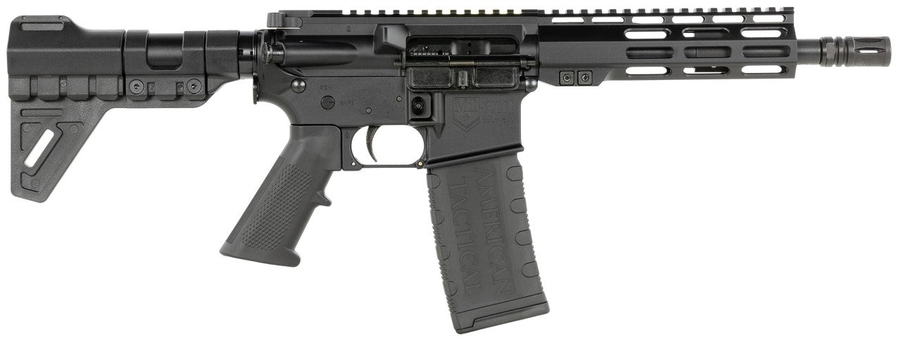 ATI ATIG15MS556ML7BL MilSport 5.56x45mm 30+1 7.50" Threaded Barrel, M-LOK Handguard, Black Aluminum Receiver w/Picatinny Rail, Black Polymer Blade, Black Polymer Grip