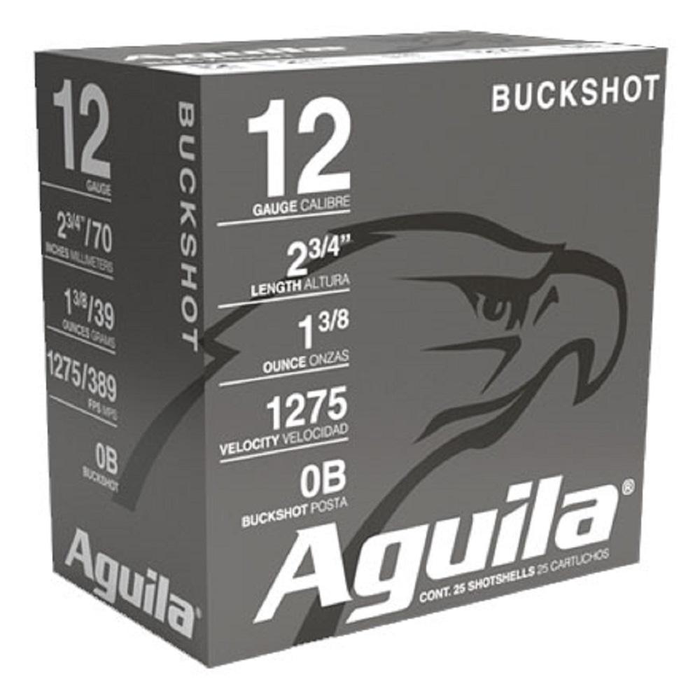 Aguila 12 Gauge Shotgun Ammo Field High Velocity 2.75 in 1 oz 0 Buck