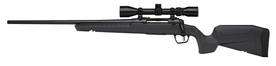 Savage Arms 32207 Axis 2 XP Combo Full Size 6.5 Creedmoor 4+1 22" Black Sporter Barrel, Black Carbon Steel Receiver Drilled & Tapped, Gray Fixed Synthetic Stock, Weaver 3-9x40mm Scope, Left Hand