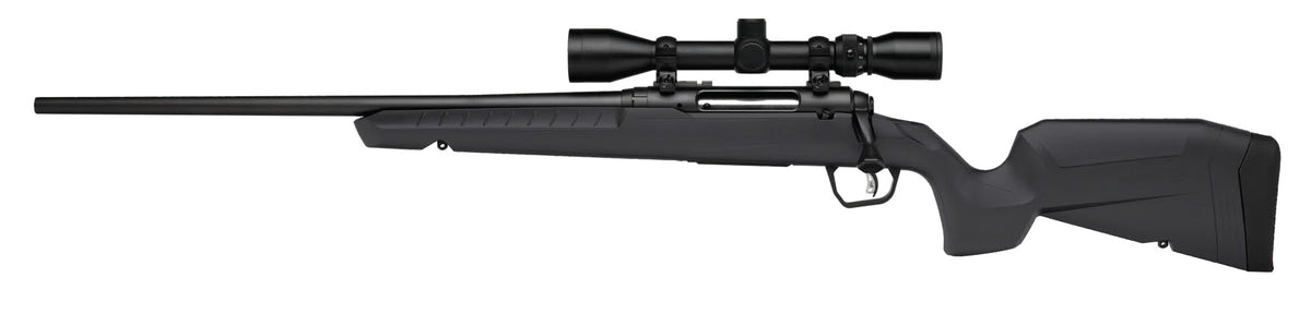 Savage Arms 32213 Axis 2 XP Combo 270 Win 4+1 22" Black Sporter Barrel, Black Drilled & Tapped Steel Receiver, Fixed Gray Synthetic Stock, Left Hand, Boresighted 3-9x40