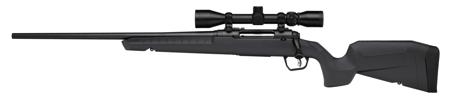 Savage Arms 32214 Axis 2 XP Combo 30-06 Springfield 4+1 22" Black Sporter Barrel, Black Drilled & Tapped Steel Receiver, Fixed Gray Synthetic Stock, Left Hand, Boresighted 3-9x40