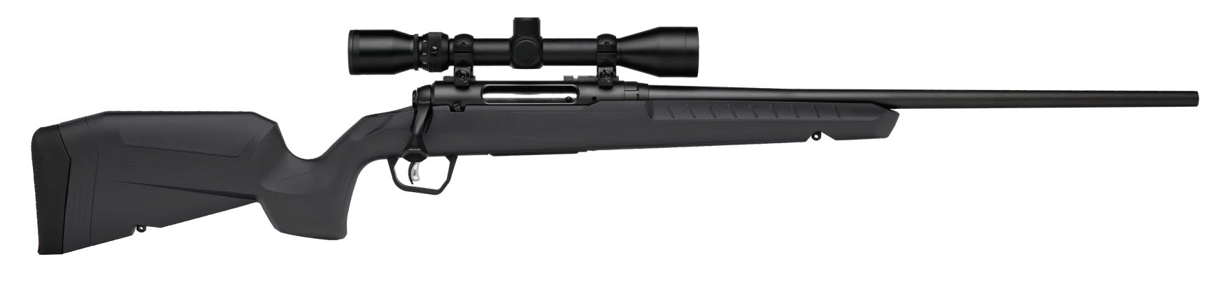 Savage Arms 32174 Axis 2 XP Combo Full Size 6.5 Creedmoor 4+1 22" Black Sporter Barrel, Black Carbon Steel Receiver Drilled & Tapped, Gray Fixed Synthetic Stock, Weaver 3-9x40mm Scope, Right Hand