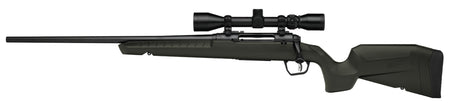 Savage Arms 32191 Axis 2 XP Combo Full Size 270 Win 4+1 22" Black Sporter Barrel, Black Carbon Steel Receiver Drilled & Tapped, OD Green Fixed Synthetic Stock, Weaver 3-9x40mm Scope, Left Hand