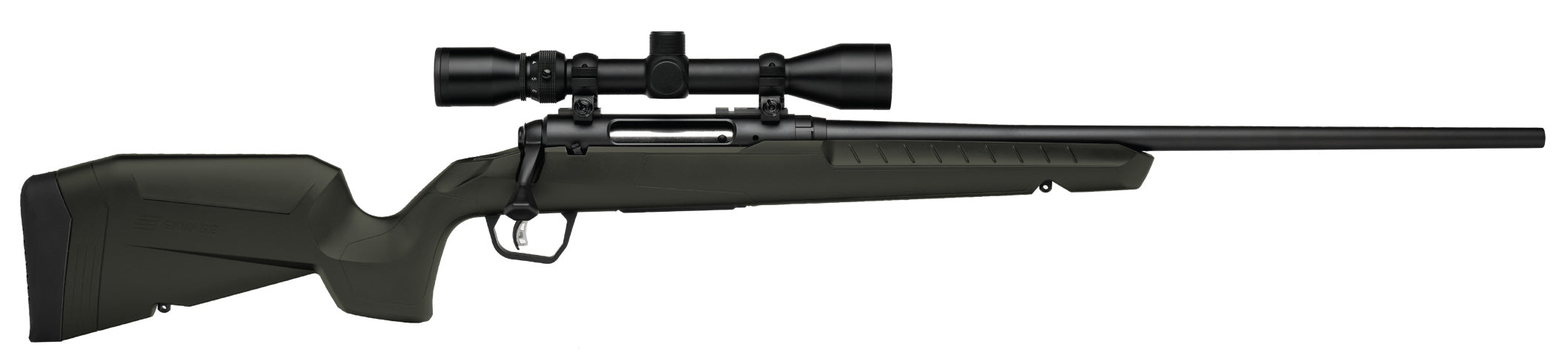 Savage Arms 32154 Axis 2 XP Combo Full Size 308 Win 4+1 22" Black Sporter Barrel, Black Carbon Steel Receiver Drilled & Tapped, OD Green Fixed Synthetic Stock, Weaver 3-9x40mm Scope, Right Hand