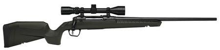 Savage Arms 32157 Axis 2 XP Combo Full Size 25-06 Rem 4+1 22" Black Sporter Barrel, Black Carbon Steel Receiver Drilled & Tapped, OD Green Fixed Synthetic Stock, Weaver 3-9x40mm Scope, Right Hand