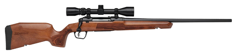 Savage Arms 32262 Axis 2 XP Combo 308 Win 4+1 22" Matte Black Sporter Barrel & Drilled & Tapped Carbon Steel Receiver, Ergonomic Hardwood Stock, Right Hand, Boresighted 3-9x40mm Scope