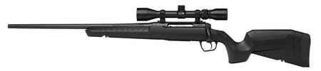 Savage Arms 32020 Axis XP Combo 25-06 Rem 4+1 22" Matte Black Button Rifled Barrel, Matte Black Drilled & Tapped Carbon Steel Receiver, Fixed Sporter Black Synthetic Stock, Weaver 3-9x40mm, Left Hand
