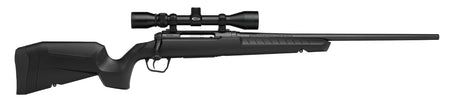 Savage Arms 32010 Axis XP Combo 270 Win 4+1 22" Matte Black Button Rifled Barrel, Matte Black Drilled & Tapped Carbon Steel Receiver, Fixed Sporter Black Synthetic Stock, Weaver 3-9x40mm, Right Hand