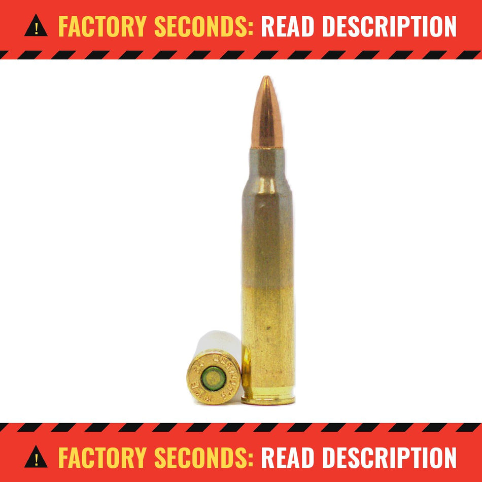 Aguila 5.56x45mm M193 NATO 55gr FMJ 3164fps – Factory Seconds Read Description