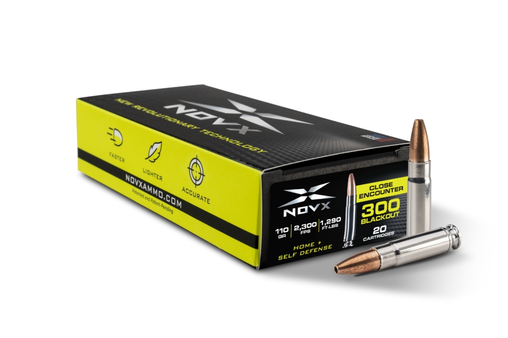 NovX .300 AAC Blackout Close Encounter 110 grain Fragmenting Copper Hollow Point ammunition