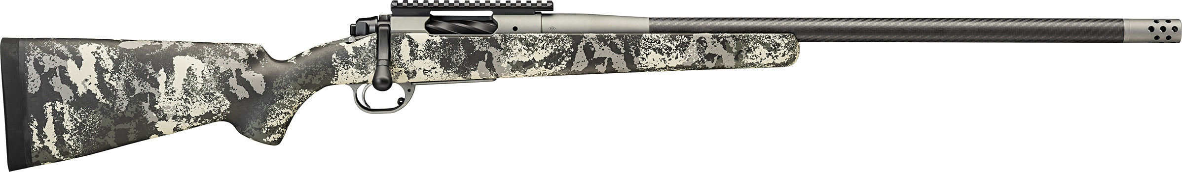 Springfield Armory BAB924300WMCFY 2020 Boundary 300 Win Mag 24" Rogue Camo Fluted Barrel Tactical Gray Cerakote Model 2020 Stainless Steel Receiver Carbon Fiber w/ M-LOK