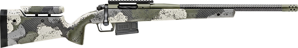 Springfield Armory BAW920308CFGA 2020 WayPoint 308 Win,7.62x51mm NATO 5+1 20" CF Evergreen Camo Hybrid Profile w/Adj Cheek Comb & M-LOK Stock Mil-Spec Green Cerakote Right Hand
