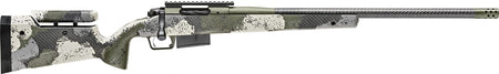 Springfield Armory BAW92465PRCCFGA 2020 WayPoint 6.5 PRC 3+1 24" CF Evergreen Camo Hybrid Profile w/Adj Cheek Comb & M-LOK Stock Mil-Spec Green Cerakote Right Hand