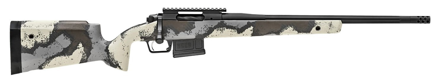 Springfield Armory BAW9206CMD Model 2020 WayPoint 6mm Creedmoor 5+1 Cap 20" Desert Verde Cerakote Rec/Barrel Ridgeline Camo Carbon Fiber Hybrid Profile with M-LOK Stock Right Hand (Full Size)