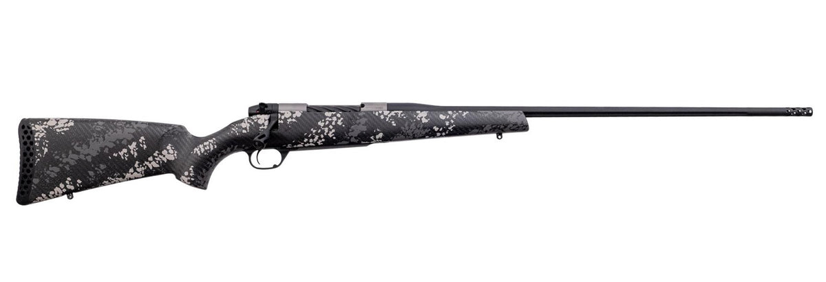Weatherby MBT20N280AR6B Mark V Backcountry 2.0 Ti 280 Ackley Improved 4+1 24" Barrel, Graphite Black Cerakote Metal Finish, Black with Gray/White Sponge Accents Peak 44 Blacktooth Stock