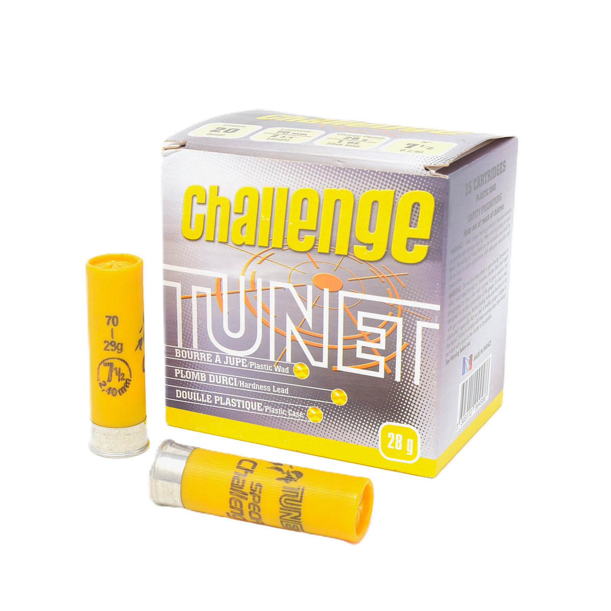 Tunet Challenge 20 Gauge 2-3/4" 1oz #7.5 Shot