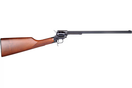 Heritage Mfg BR226B16 Rough Rider Rancher Full Size 22 LR 6rd 16.12" Black Steel Barrel Black Oxide Aluminum Alloy Frame Black Oxide Steel Receiver Walnut Fixed Stock Right Hand