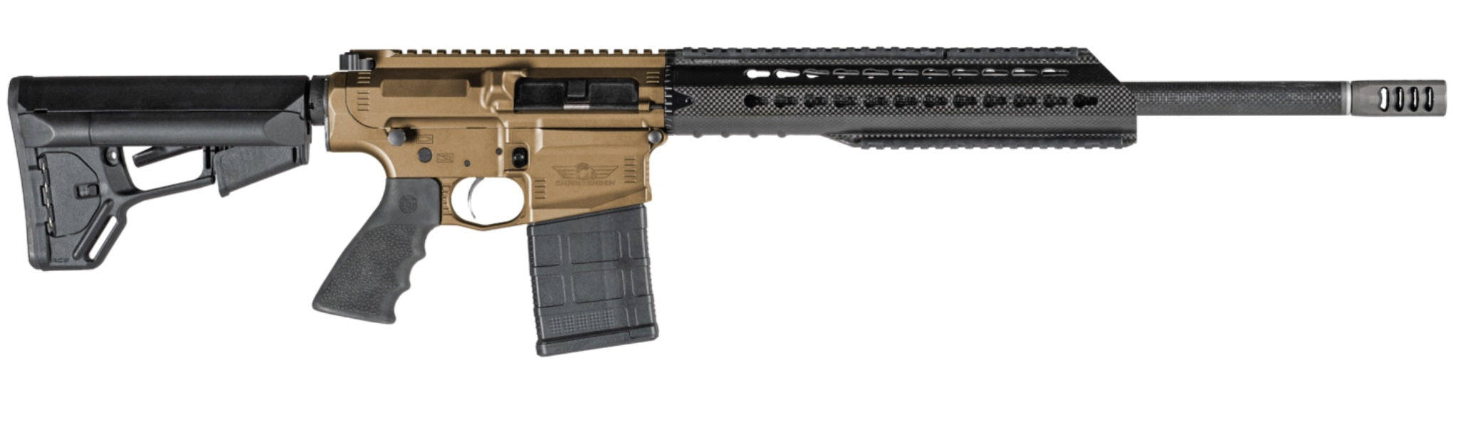 Christensen Arms CA101543137235 CA-10 DMR 6.5 Creedmoor 20+1 20" Barrel, Burnt Bronze Cerakote Metal Finish, Black Adjustable Magpul STR Stock, Black Polymer Grip