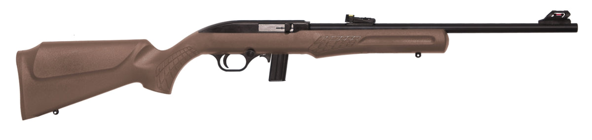 Rossi RS22L1811B RS22 Full Size 22 LR 10+1 18" Matte Black Matte Black Steel Receiver Brown Monte Carlo Stock Right Hand