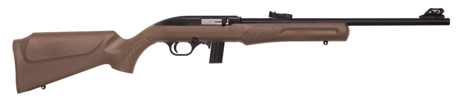 Rossi RS22L1811B RS22 Full Size 22 LR 10+1 18" Matte Black Matte Black Steel Receiver Brown Monte Carlo Stock Right Hand