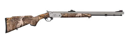 Traditions Buckstalker XT 50 Cal Muzzleloader Single Shot 24-Inch Barrel Next Wyld Camo Stock with Open Sights
