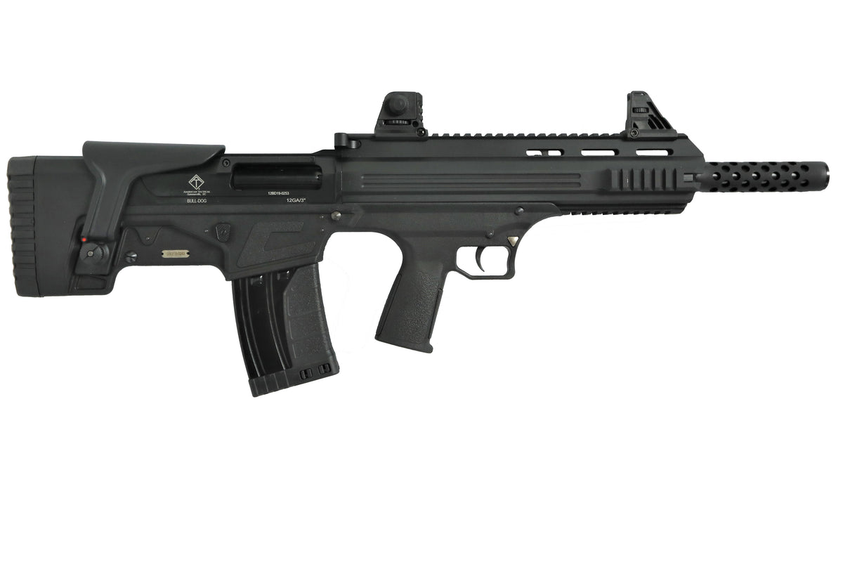 ATI ATIG20BDB Bulldog 20 Gauge 3" 16" 5+1 Black Steel Barrel, Black Aluminum Receiver, Picatinny Rail, Black Fixed Bullpup Stoc & Grip