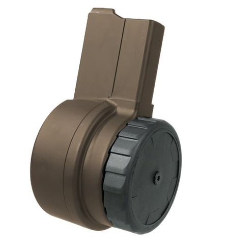 W-15 Drum Mag 50 Round BRZ Finish