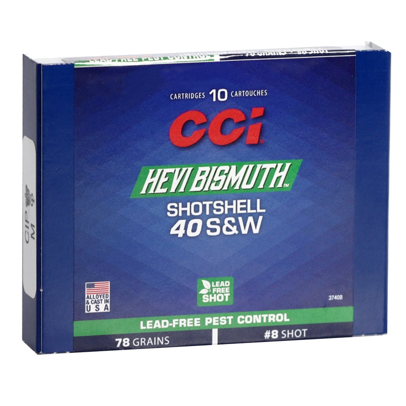 CCI .40 S&W #8 78 grain Shotshell ammunition