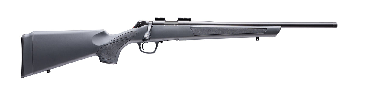 CVA CR2200 Cascade 22 LR 10+1 18" Matte Blued Steel Threaded Barrel & Receiver w/Picatinny Rail, Stealth Gray Fixed Synthetic Stock
