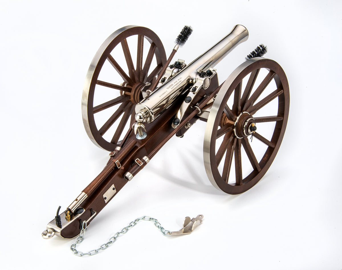 Mini Canon Napoleon III Nickel Decorative Replica