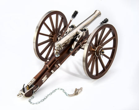 Mini Canon Napoleon III Nickel Decorative Replica