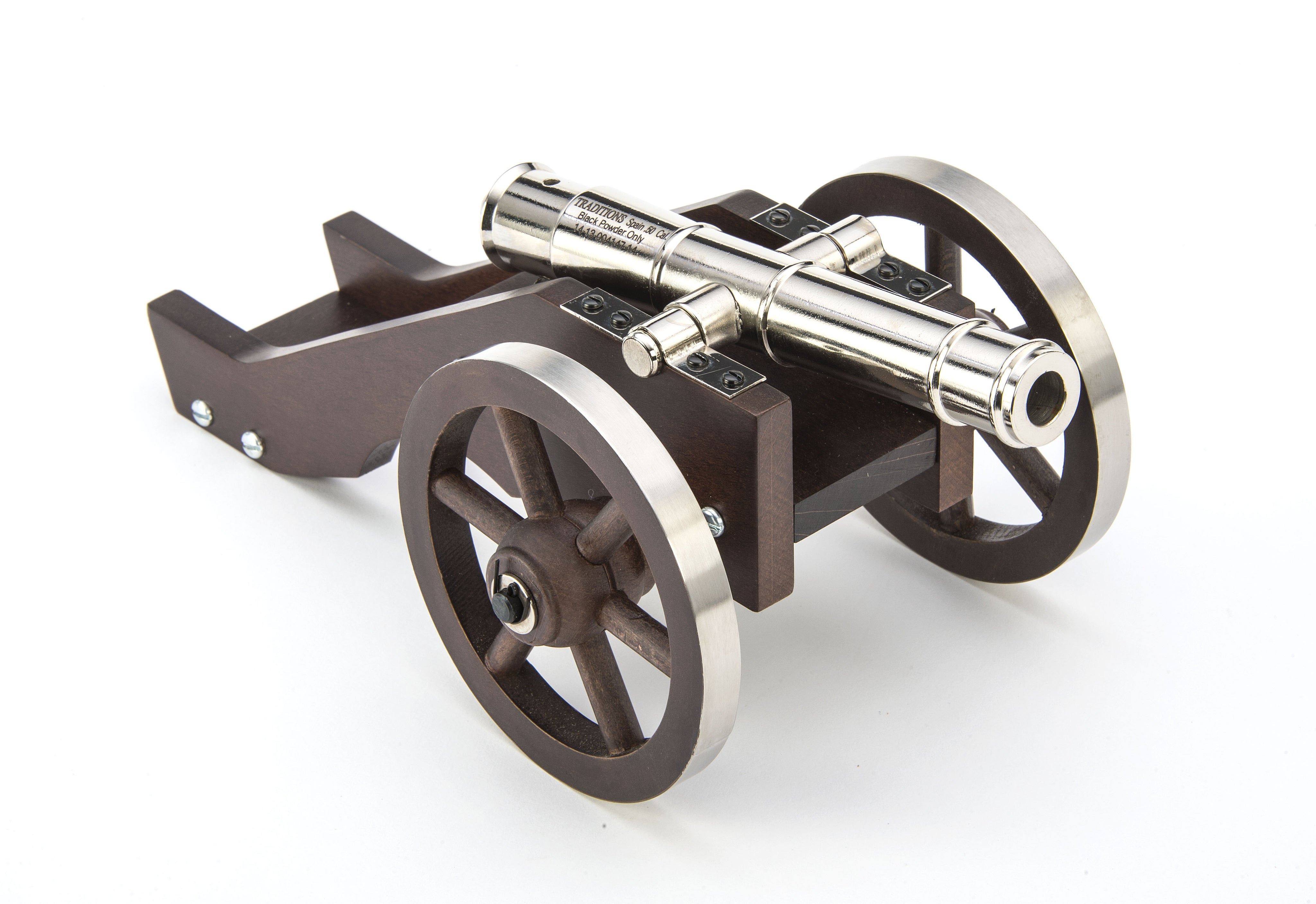 Mini Canon Yorktown Nickel 4.5" Desktop Replica