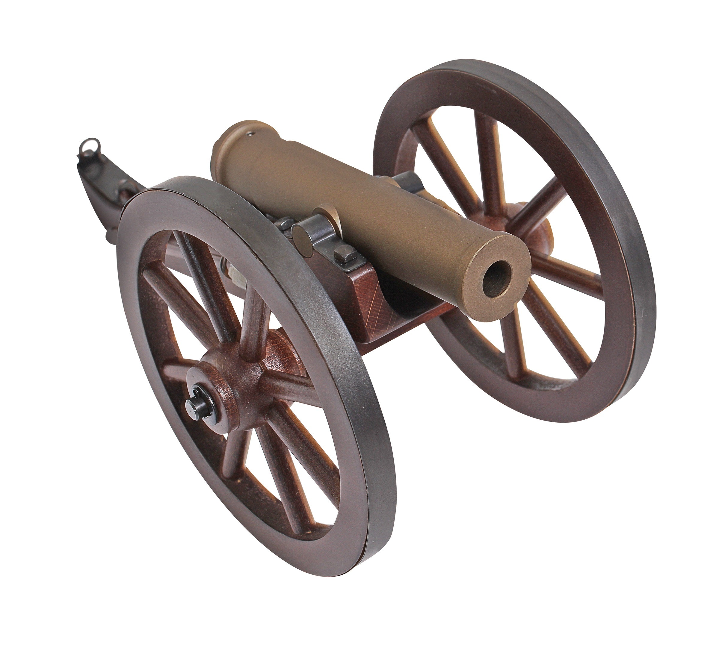 6.75" Bronze Mini Howitzer Cannon Decorative Piece