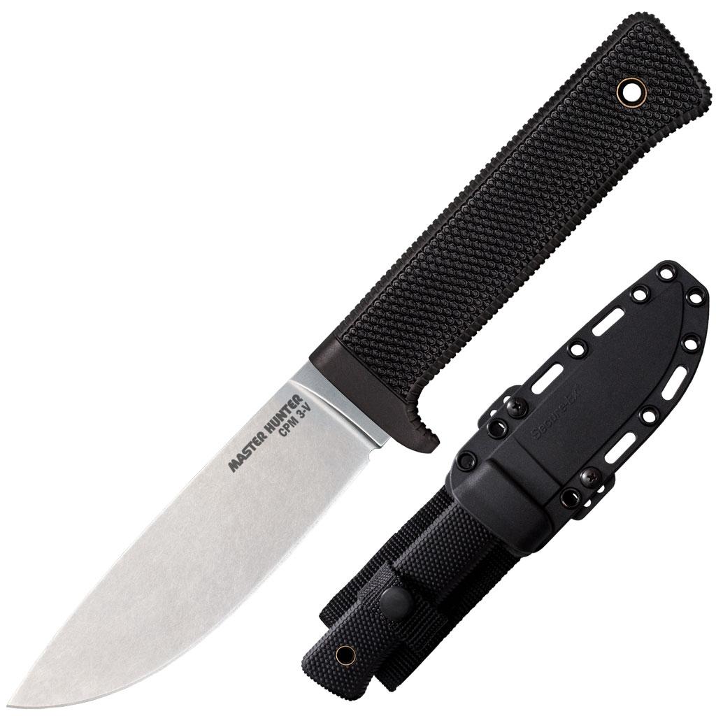 Cold Steel Master Hunter Fixed Hunting Knife 4-1/2" Stonewashed CPM 3V Blade